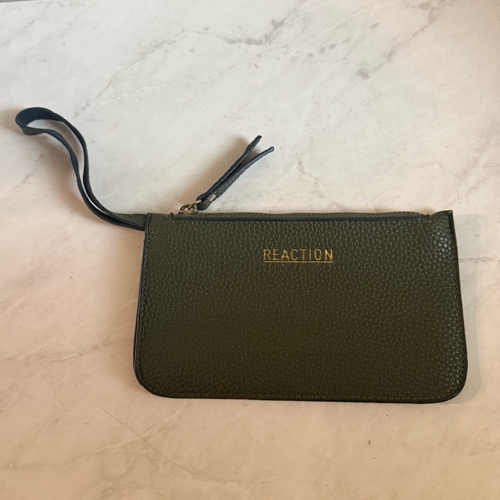 Kenneth Cole Reaction Forest Green Clutch 2 for $22 ❇️